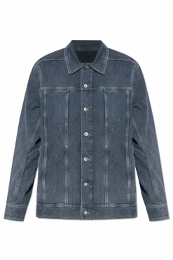 Rick Owens DRKSHDW BLUE Denim jacket `Lido`