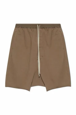 Rick Owens DRKSHDW BROWN Cotton shorts