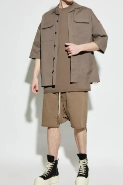 Rick Owens DRKSHDW BROWN Cotton shorts
