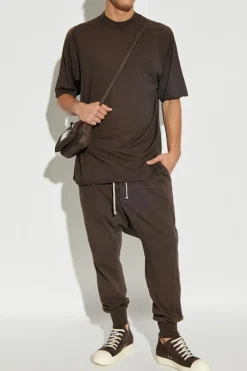 Rick Owens DRKSHDW BROWN T-shirt "Jumbo"