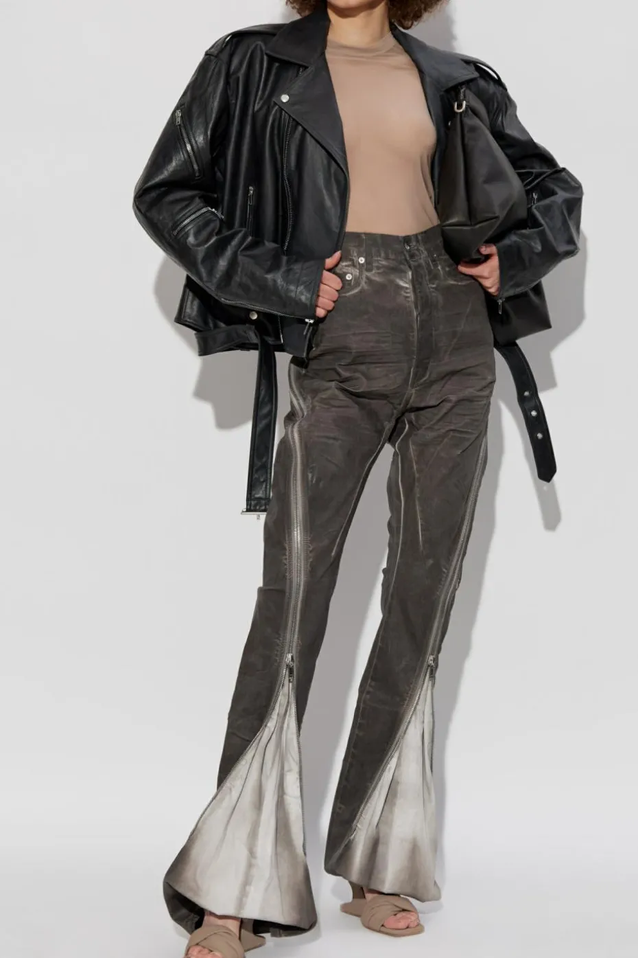 Rick Owens DRKSHDW BROWN Pants Bolan Banana