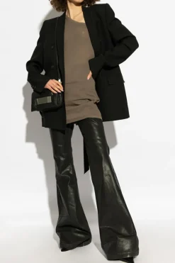 Rick Owens DRKSHDW GREEN Top One Shoulder