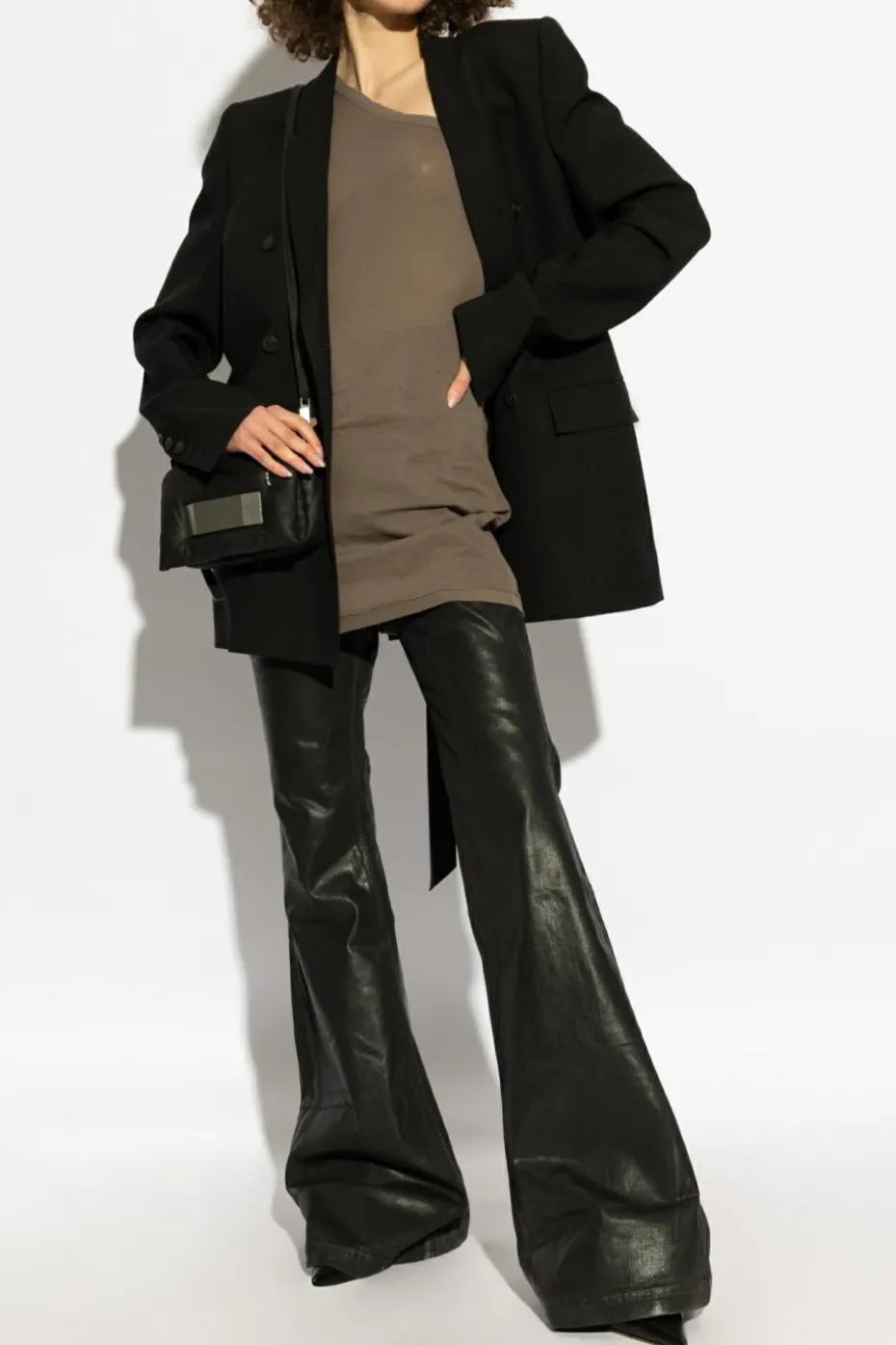Rick Owens DRKSHDW GREEN Top One Shoulder
