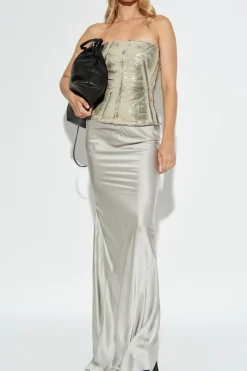 Rick Owens DRKSHDW SILVER Bustier top