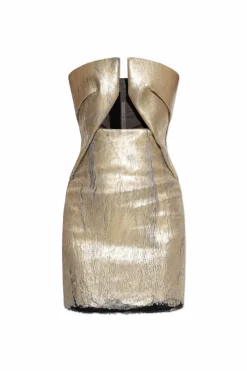 Rick Owens GOLD Dress Prong Mini