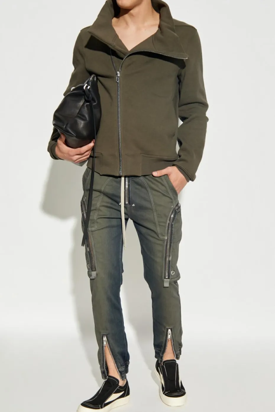 Rick Owens GREEN "Bauhaus" sweatshirt