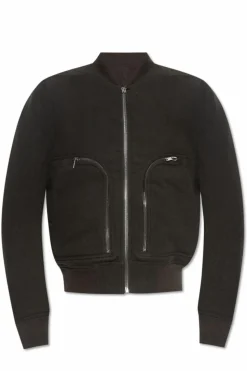 Rick Owens GREEN Wool bomber jacket