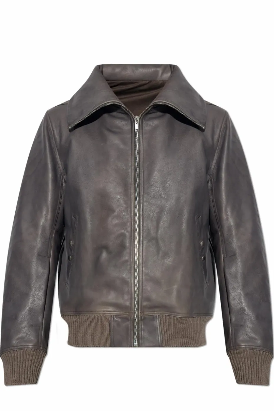 Rick Owens GREY Leather jacket "Blixa"