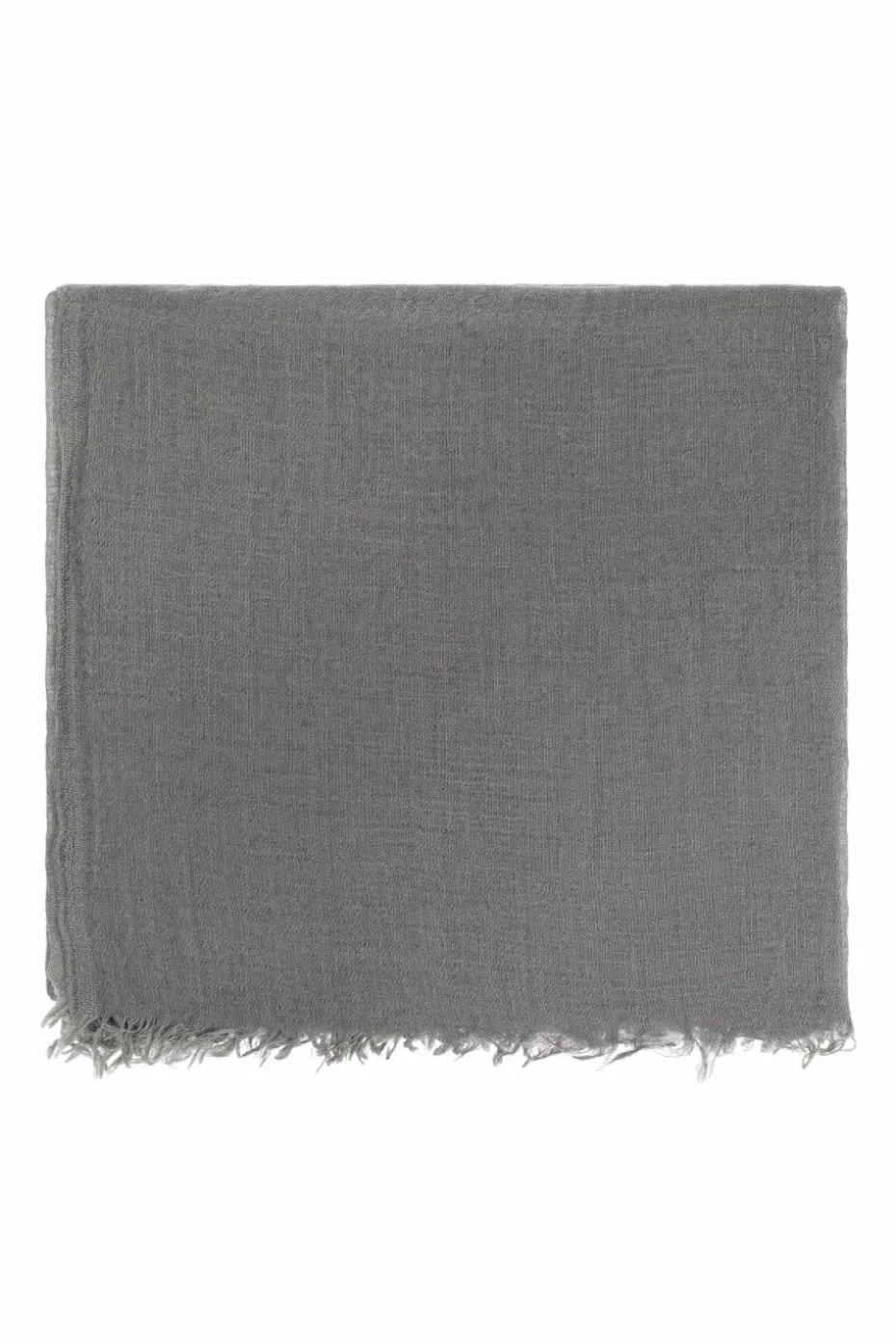 Rick Owens GREY Scarf with fringes