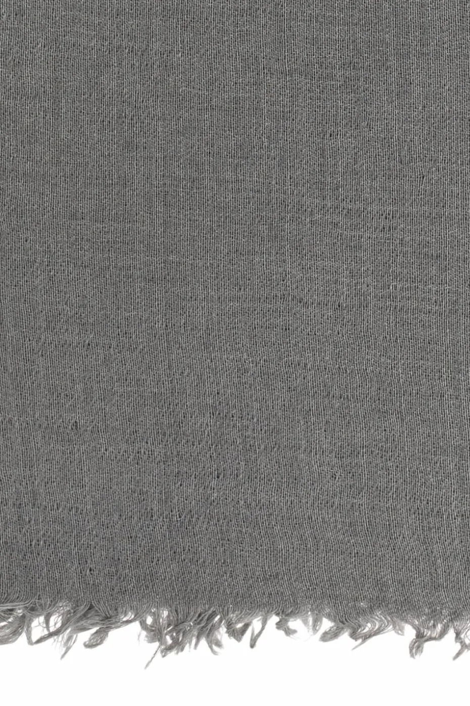 Rick Owens GREY Scarf with fringes