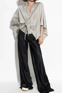 Rick Owens GREY Top with decorative tie