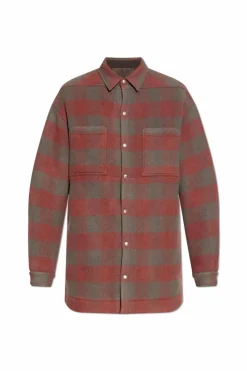 Rick Owens RED "Oversized" shirt