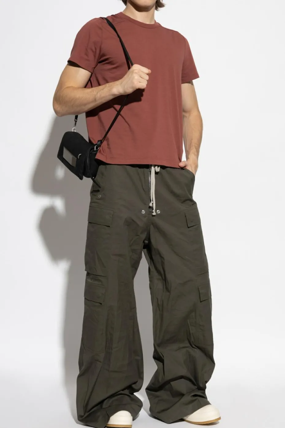 Rick Owens RED 'Shielding' sunglasses