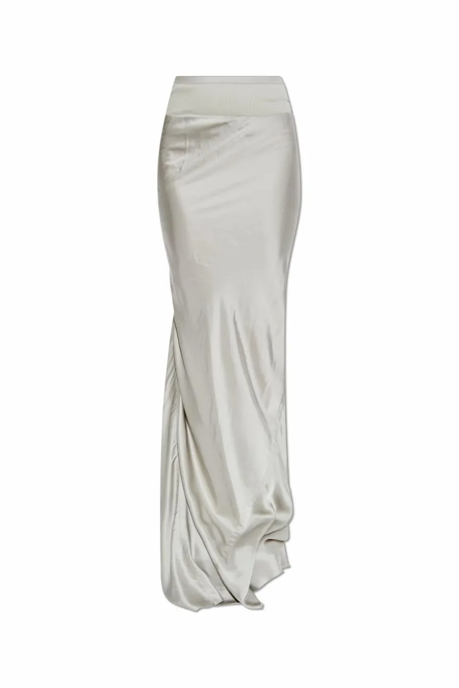 Rick Owens SILVER "Slim Long" skirt