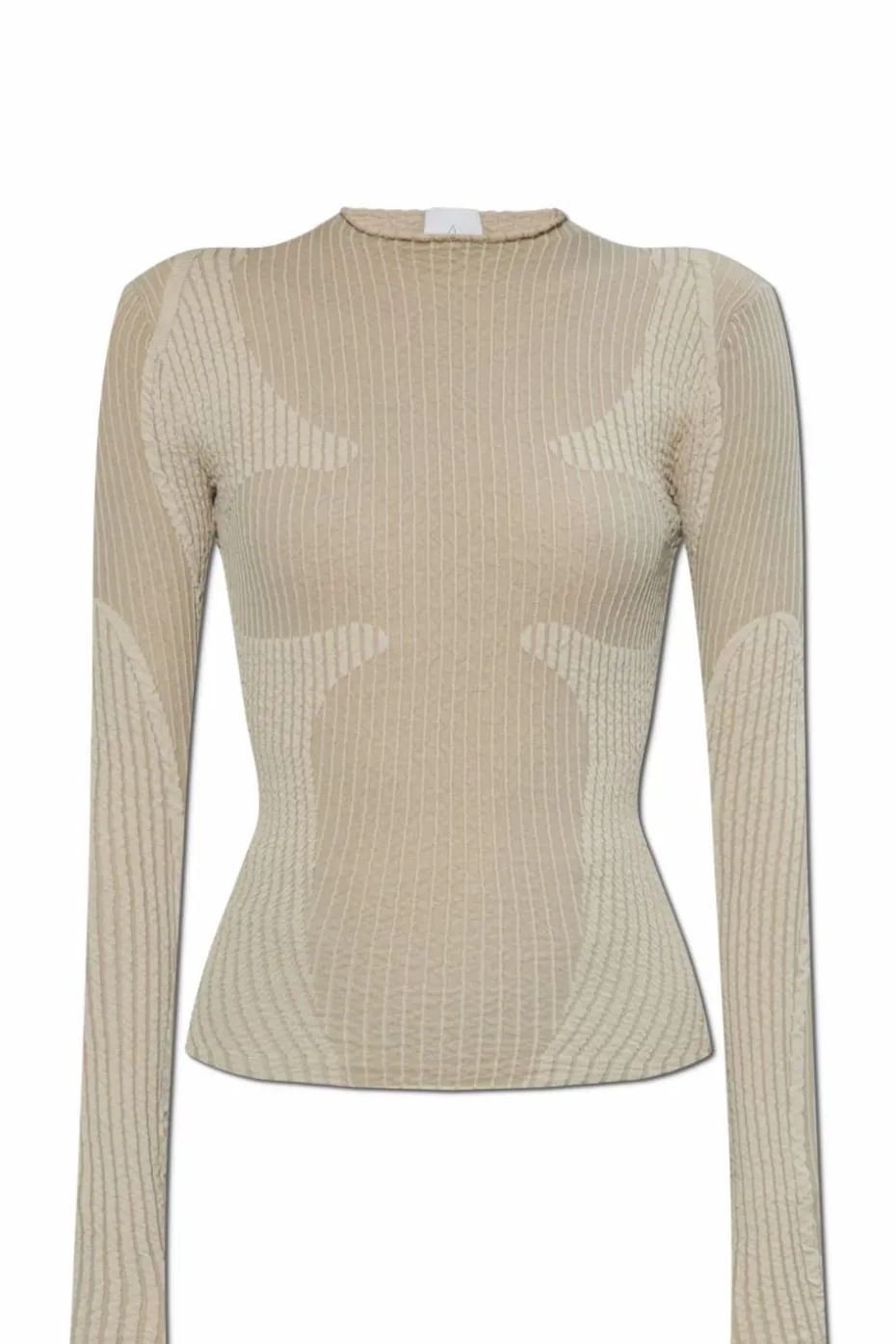 ROA beige Top Wavy Long
