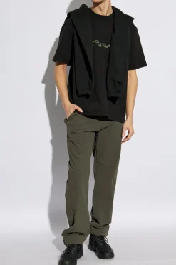 ROA GREEN Pants with logo