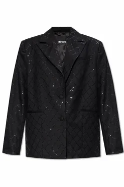 ROTATE BLACK Blazer with shimmering sequins