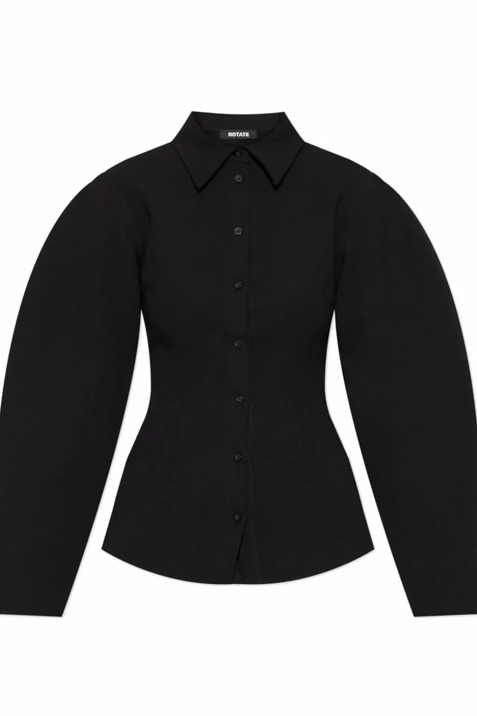 ROTATE BLACK Fitted shirt