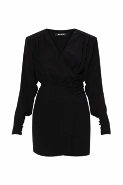 ROTATE BLACK Long sleeve dress