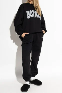 ROTATE BLACK Sweatshirt with logo
