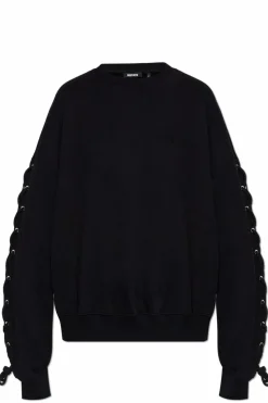 ROTATE BLACK Sweatshirt with logo