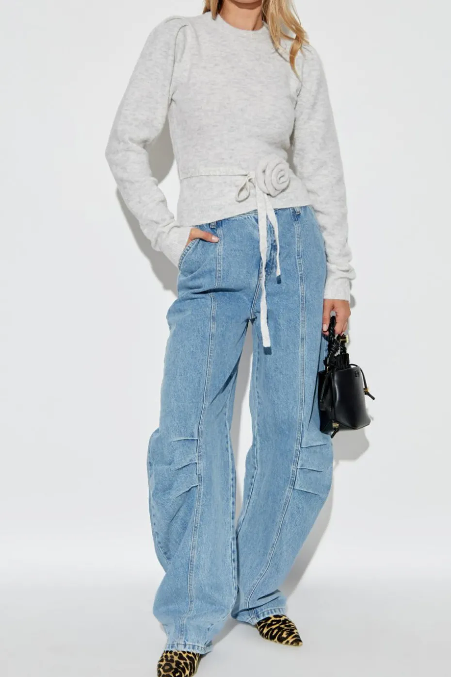 ROTATE BLUE Jeans with logo