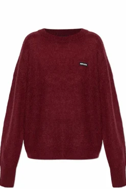 ROTATE BURGUNDY Sweater with logo