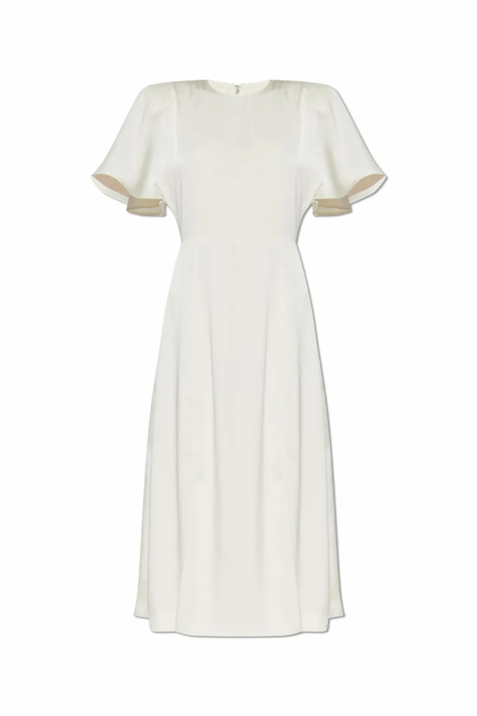 ROTATE cream Dress with slits