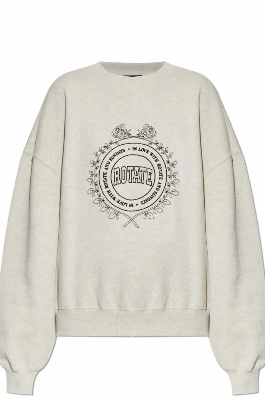 ROTATE GREY Sweatshirt with logo