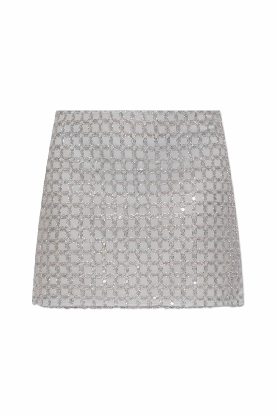 ROTATE light blue Skirt with shimmering appliqués