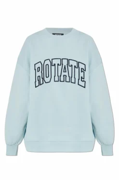 ROTATE light blue Sweatshirt with logo
