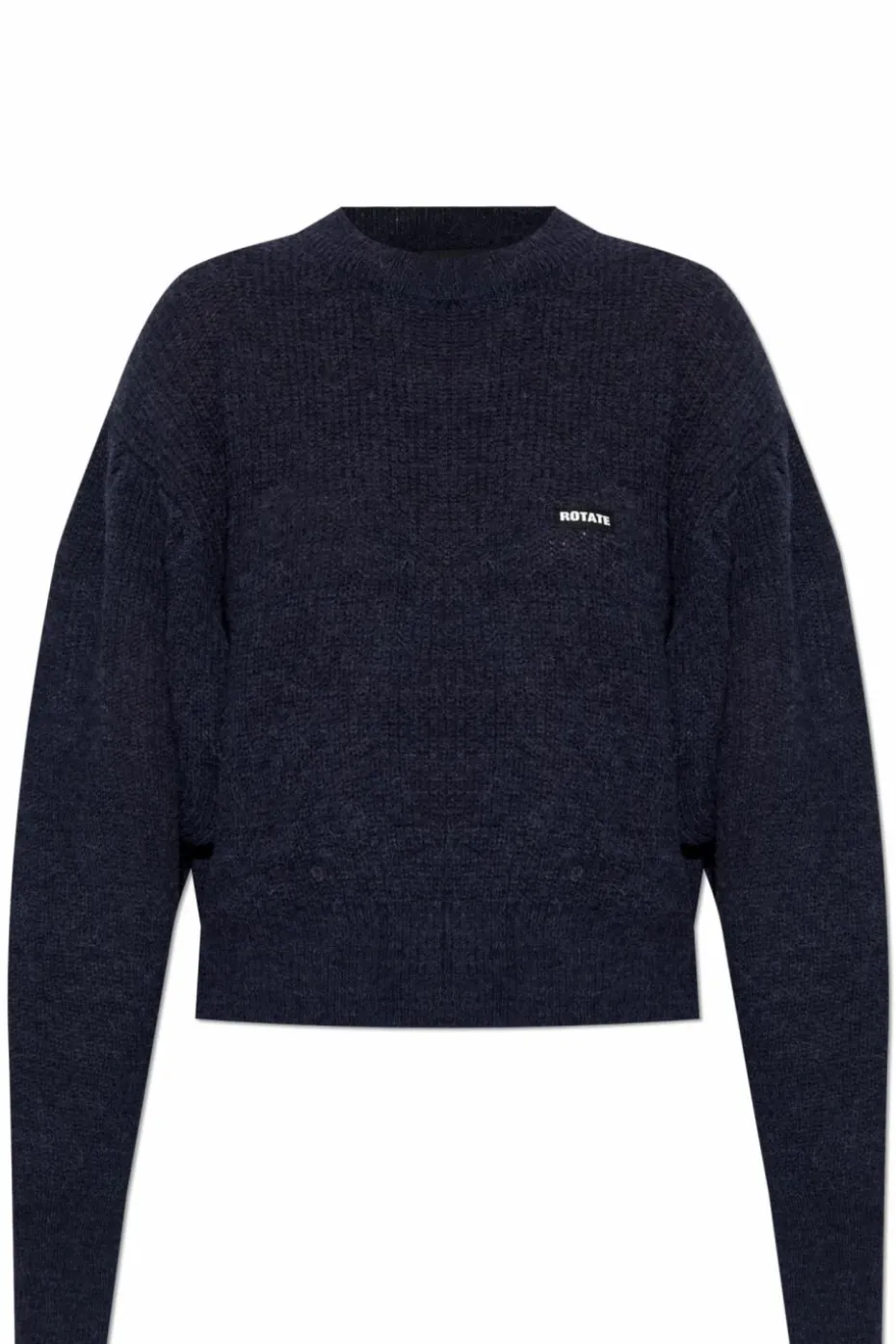 ROTATE NAVY BLUE Sweater with logo