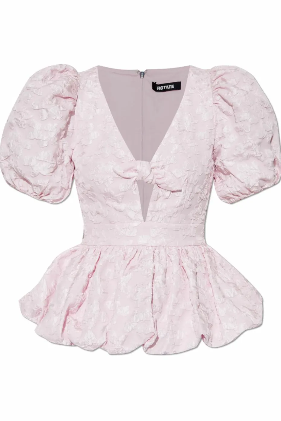 ROTATE PINK Top with floral motif