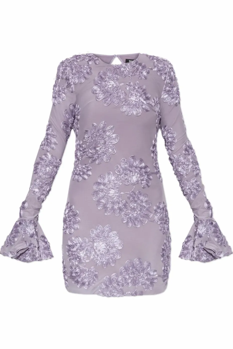 ROTATE PURPLE Dress with floral motif