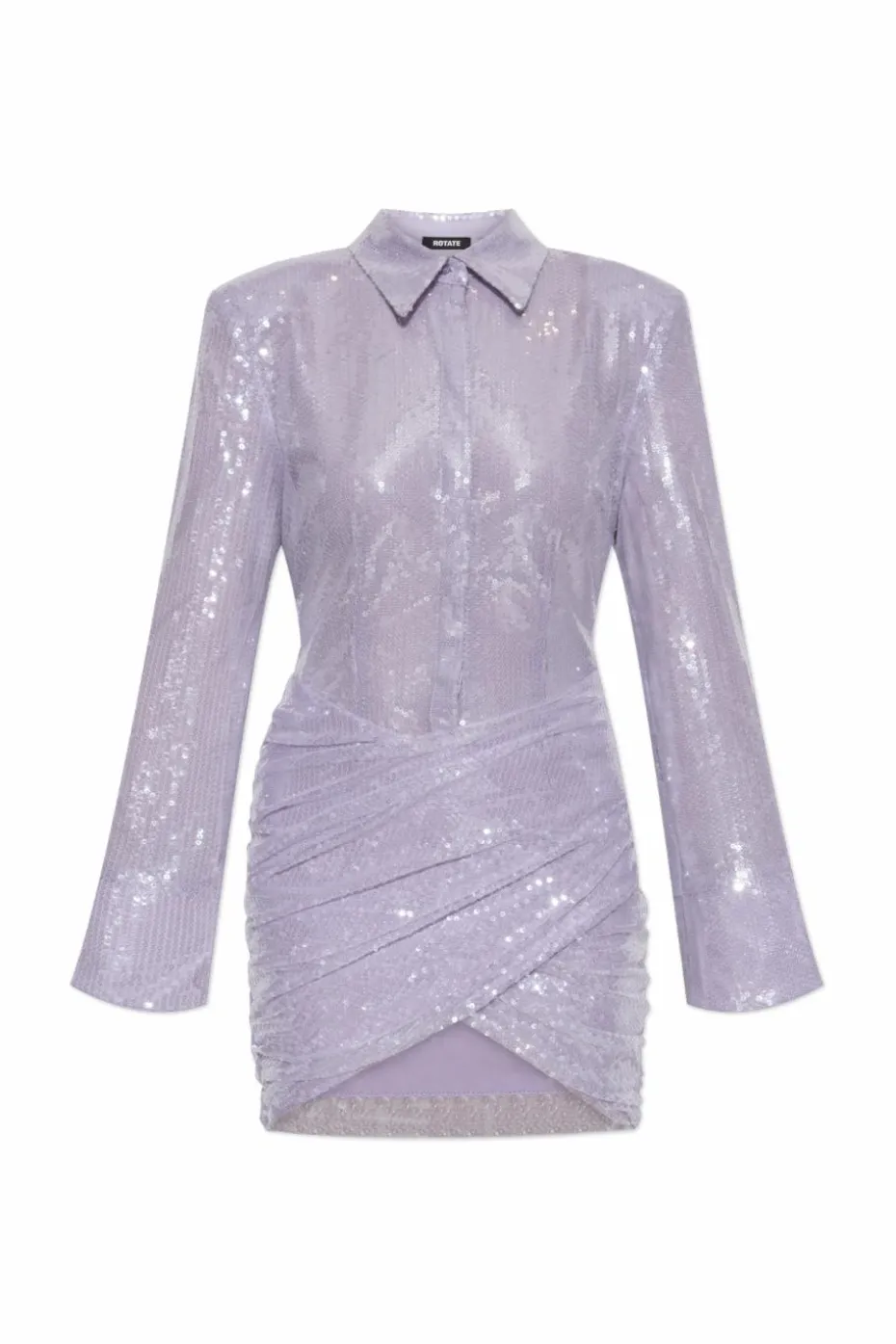 ROTATE PURPLE Sequin dress