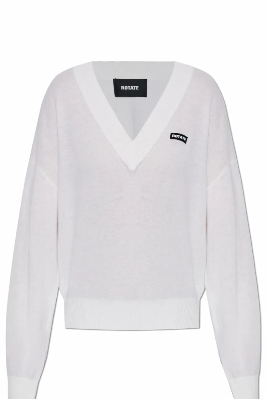ROTATE WHITE Logo sweater