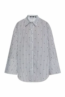 ROTATE WHITE Oversize shirt