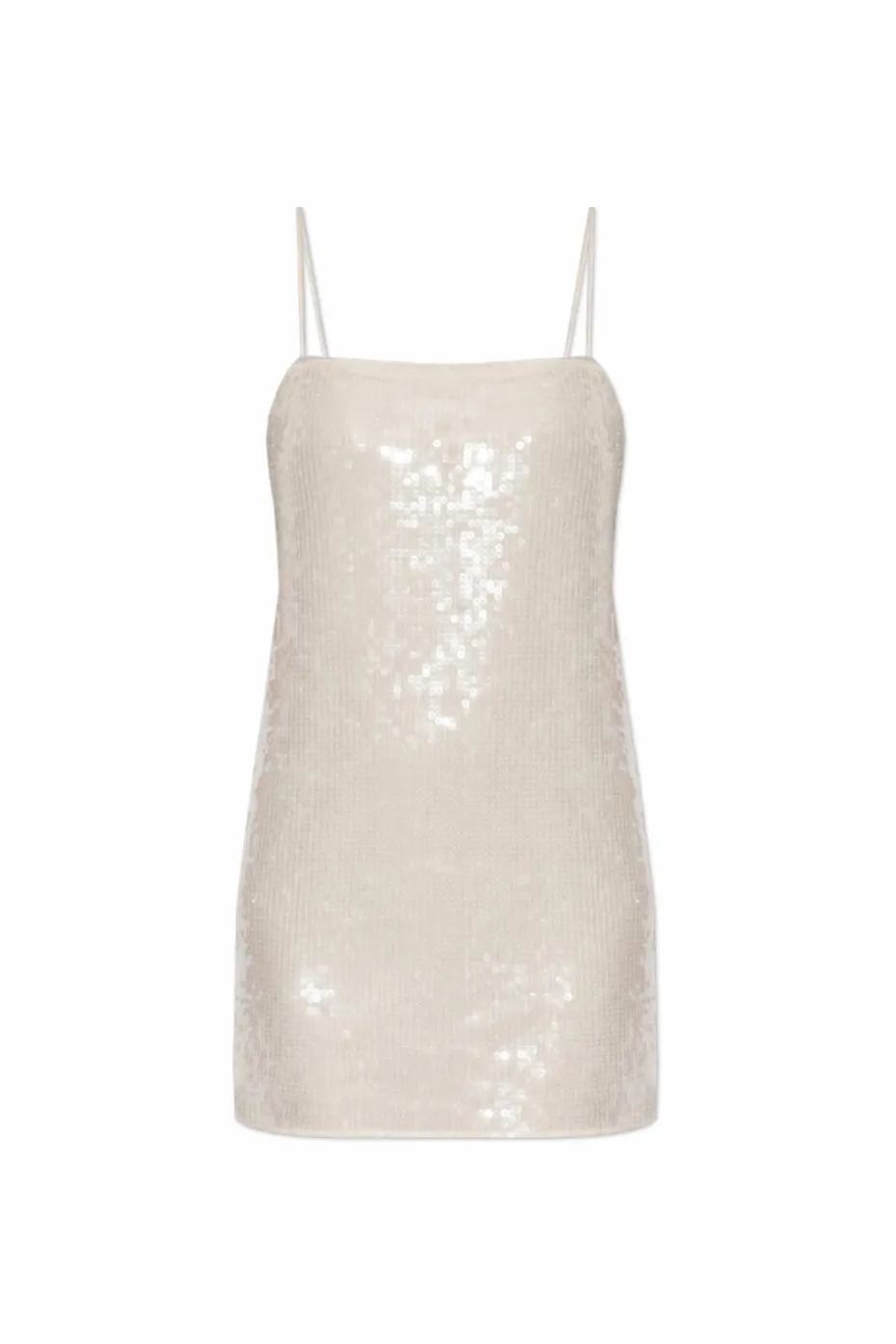 ROTATE WHITE Sequin dress