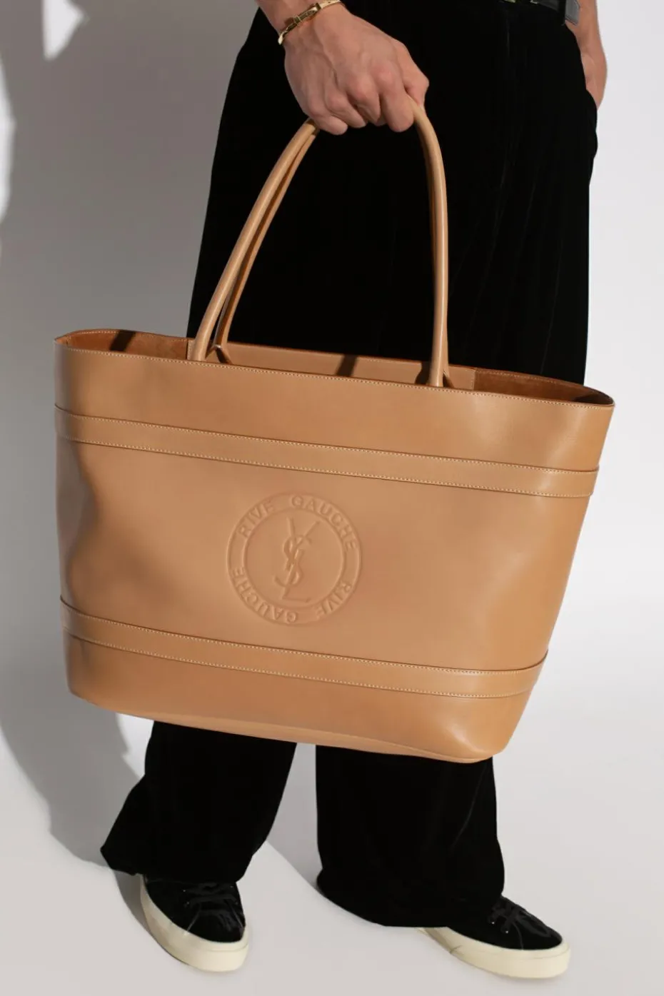 Saint Laurent beige Bag Rive Gauche type shopper