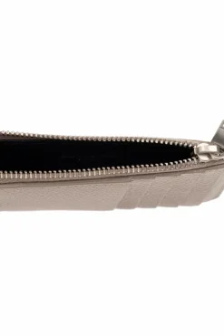 Saint Laurent beige Card holder with logo