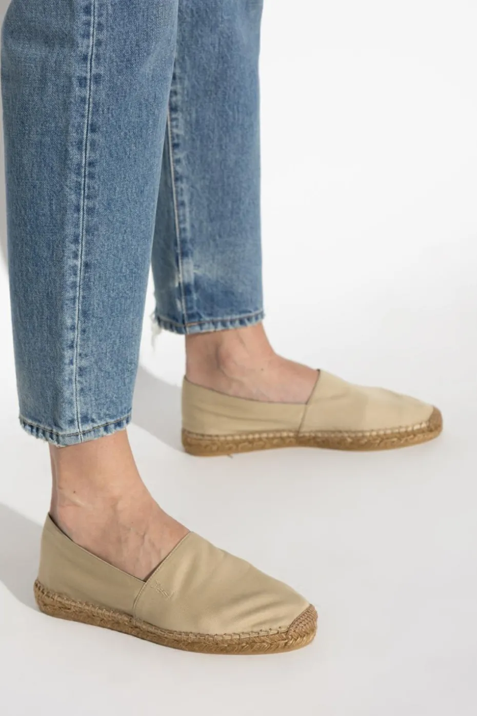 Saint Laurent beige Espadrilles with logo