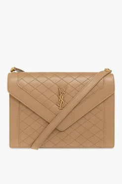 Saint Laurent beige āGabyā shoulder bag