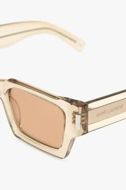 Saint Laurent beige ‘SL 572’ sunglasses