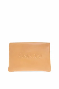 Saint Laurent beige āSmall Puffyā clutch