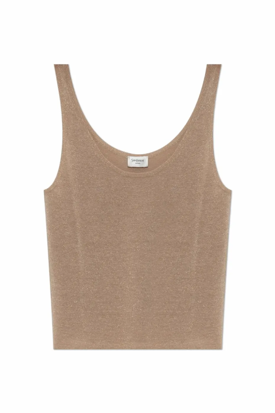 Saint Laurent beige Top with Lurex thread