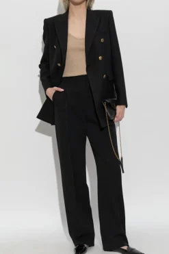 Saint Laurent beige Top with Lurex thread