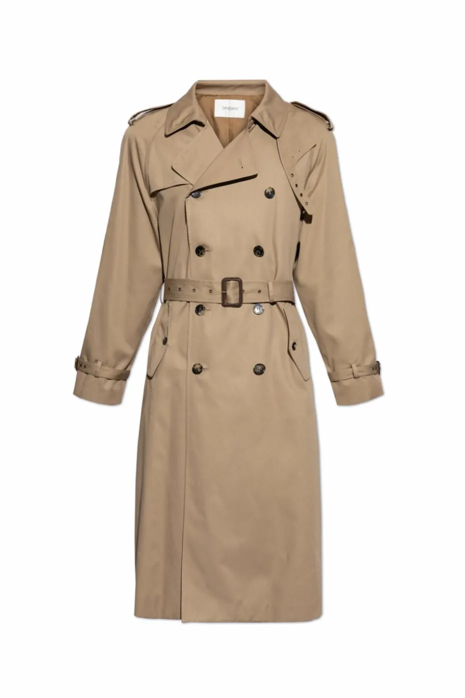 Saint Laurent beige Trench coat with belt