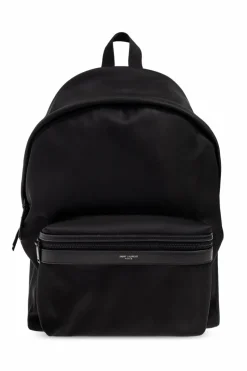 Saint Laurent BLACK Backpack āCityā