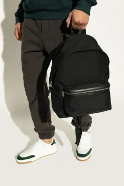 Saint Laurent BLACK Backpack "City"