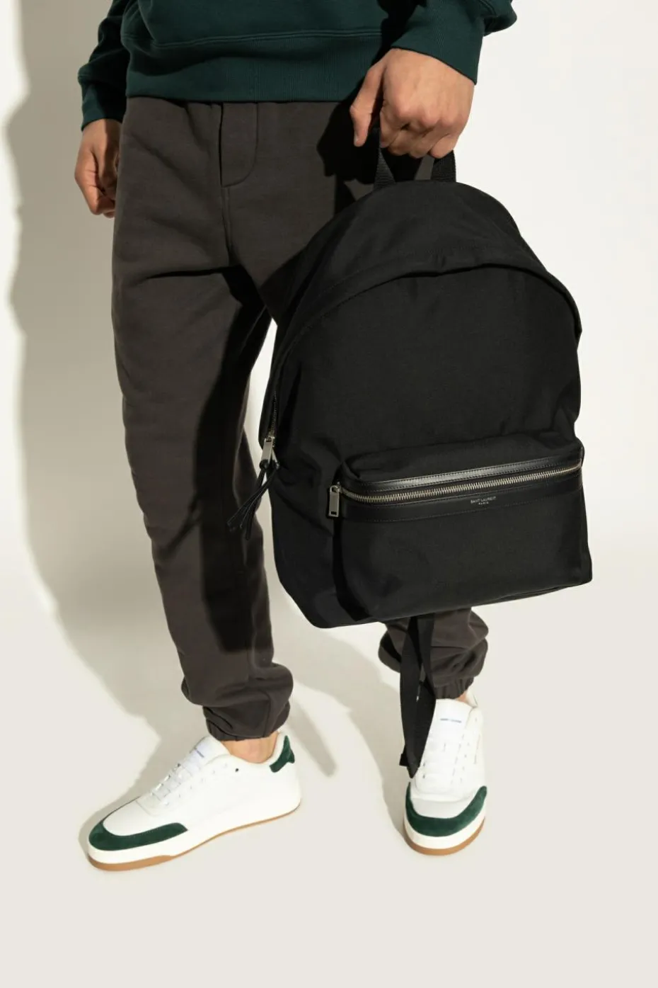Saint Laurent BLACK Backpack "City"